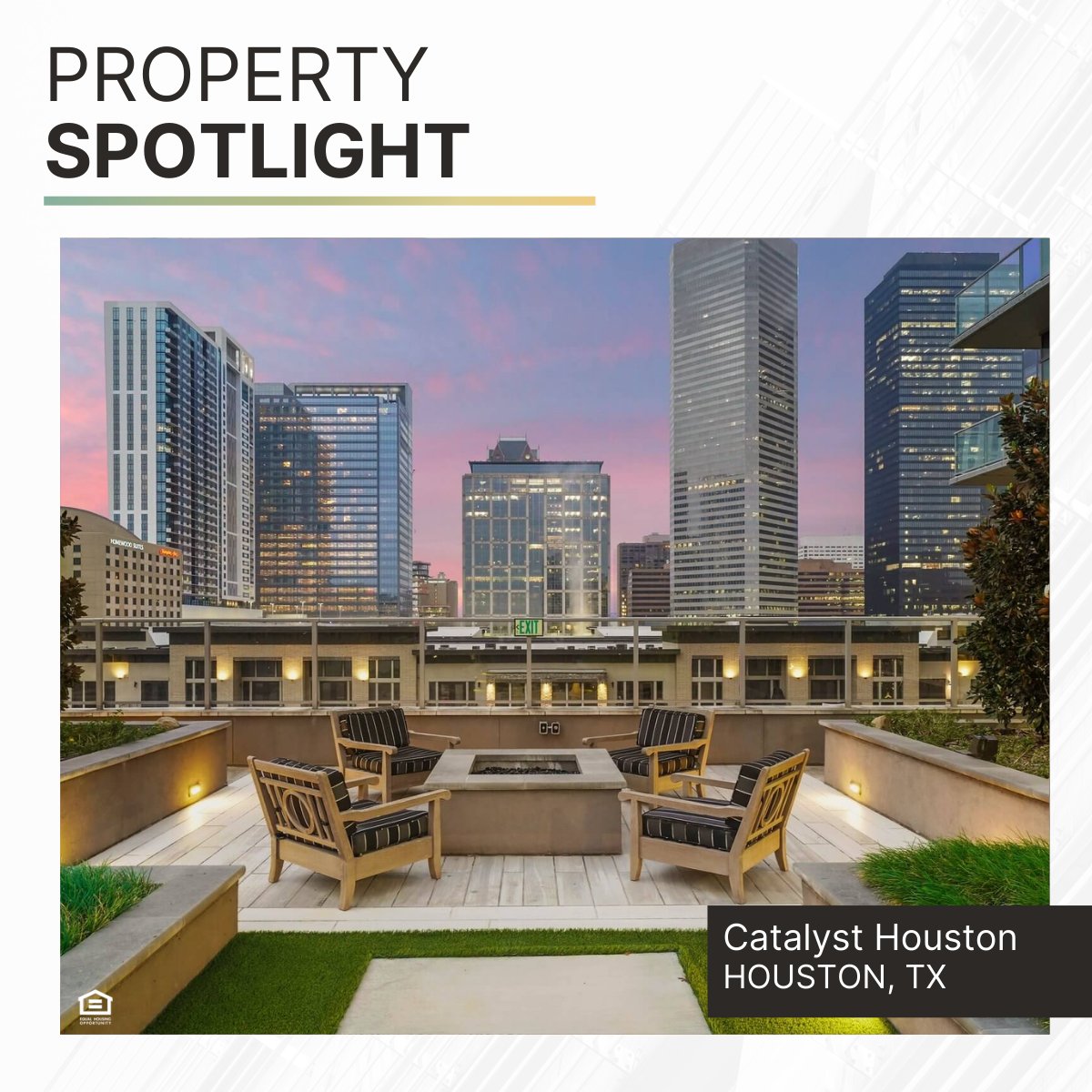 This season, the rooftop at Catalyst Houston is calling! 🌇

Grab your crew, cozy up by the fire pits, and soak in the magic of crisp evenings and warm flames. 🔥💫

Discover what makes our Houston community great!
#LiveMarquette #MarquetteManagement #HoustonTX #TXLiving...