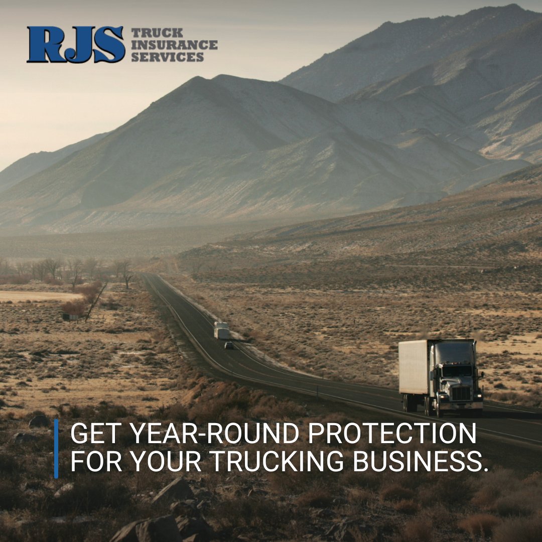 rjstruckins's tweet image. Get year-round protection for your trucking business with RJS! 🚛
.
.
#YearRoundProtection #TruckInsurance #Trucking #TruckingInsurance #CommercialTrucks #CaliforniaInsurance #LACounty #Riverside #SanBernardino #RJSInsurance