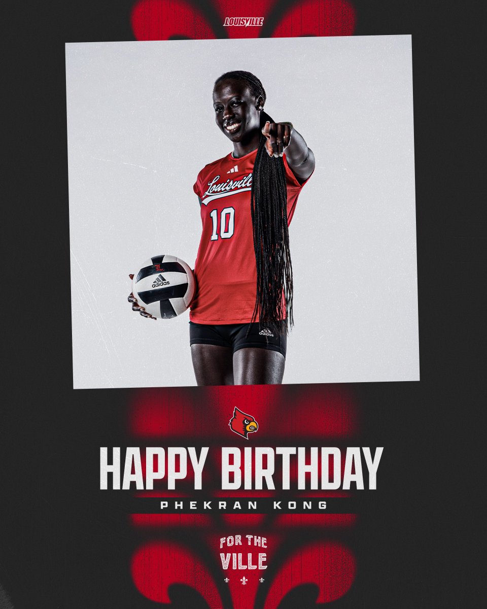 Louisville Volleyball (@louisvillevb) on Twitter photo Card Nation, help us wish a happy birthday to the one and only <a href="/phekran/">Phekran Kong :))</a> 🥳🎂🎉
Enjoy your day, PK!
#GoCards Card Nation, help us wish a happy birthday to the one and only <a href="/phekran/">Phekran Kong :))</a> 🥳🎂🎉
Enjoy your day, PK!
#GoCards