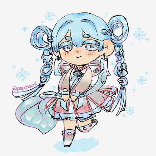 pepcheoni's tweet image. my design for a snow Miku ❄️
#digitalart #fanart #miku #mikuhatsune #mikufanart #HatsuneMiku #mikudesign