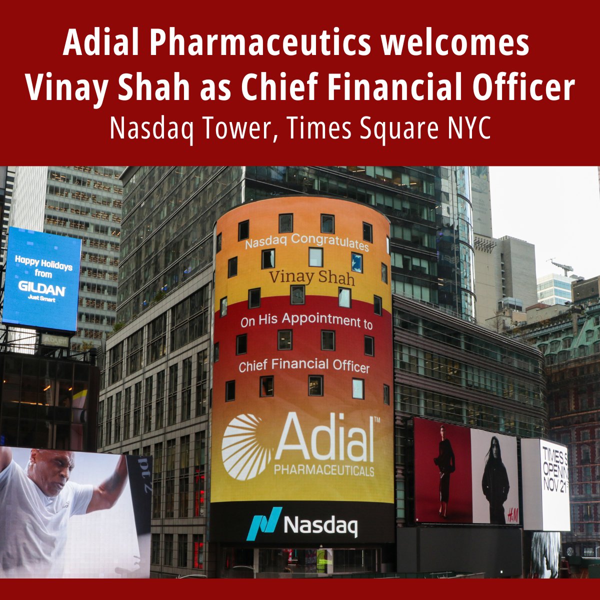 AdialPharma's tweet image. Vinay Shah steps in as @AdialPharma’s new CFO! 
As a Nasdaq-listed company, we’re focused on advancing targeted treatments for Alcohol Use Disorder and driving innovation in addiction medicine. 
$ADIL @NasdaqExchange | #Leadership #FinanceFunction