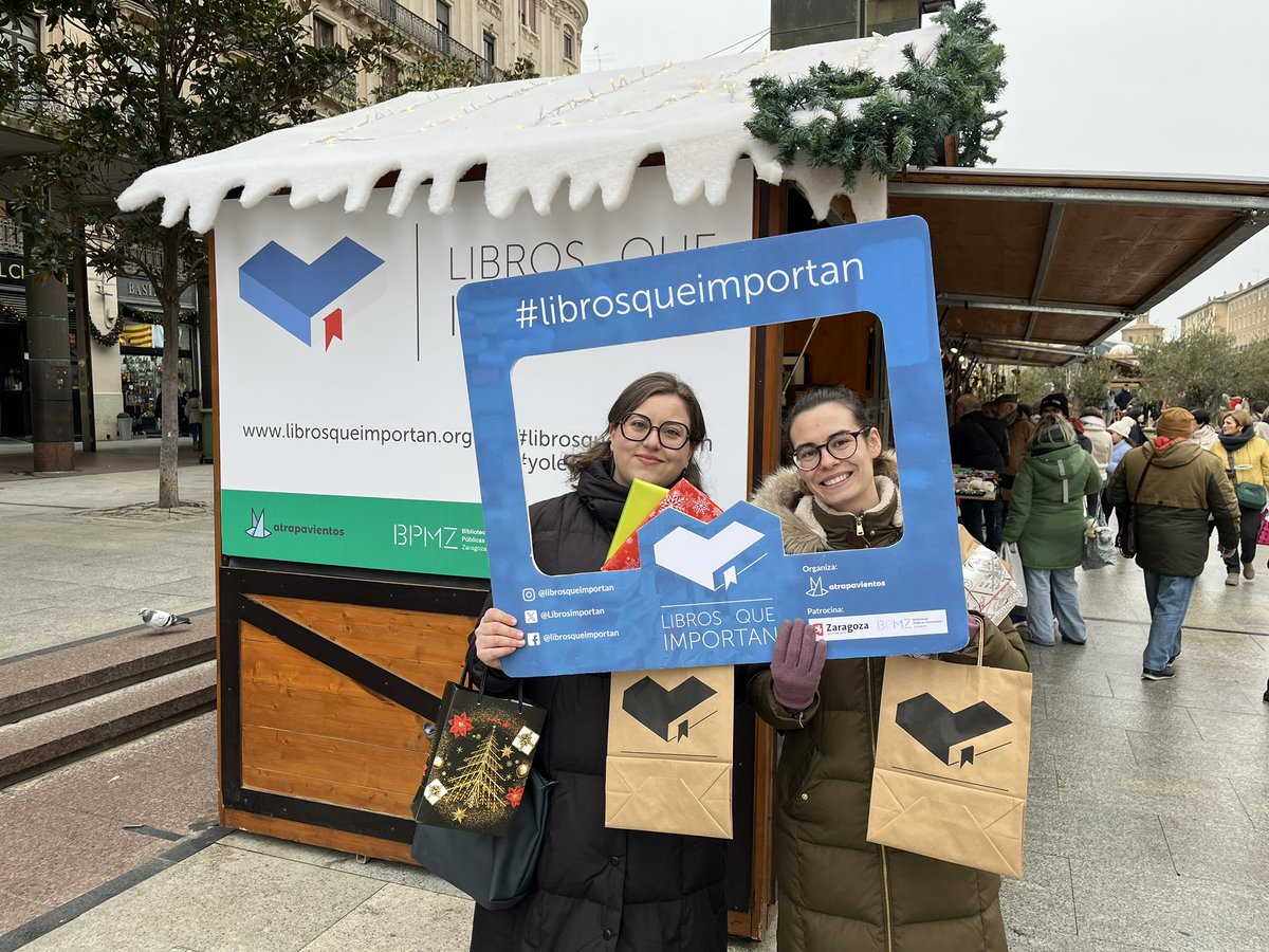 Librosimportan's tweet image. Seguimos disfrutando del intercambio de #librosqueimportan en Zaragoza.

¡Última tarde hoy! En la plaza del Pilar hasta las 21h.

@Atrapavientos @ZGZBibliotecas