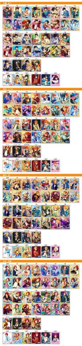 あんスタ ぱしゃこれ・ぱしゃっつ一覧 周年 ⭐ぱしゃこれ全弾,ぱしゃっ