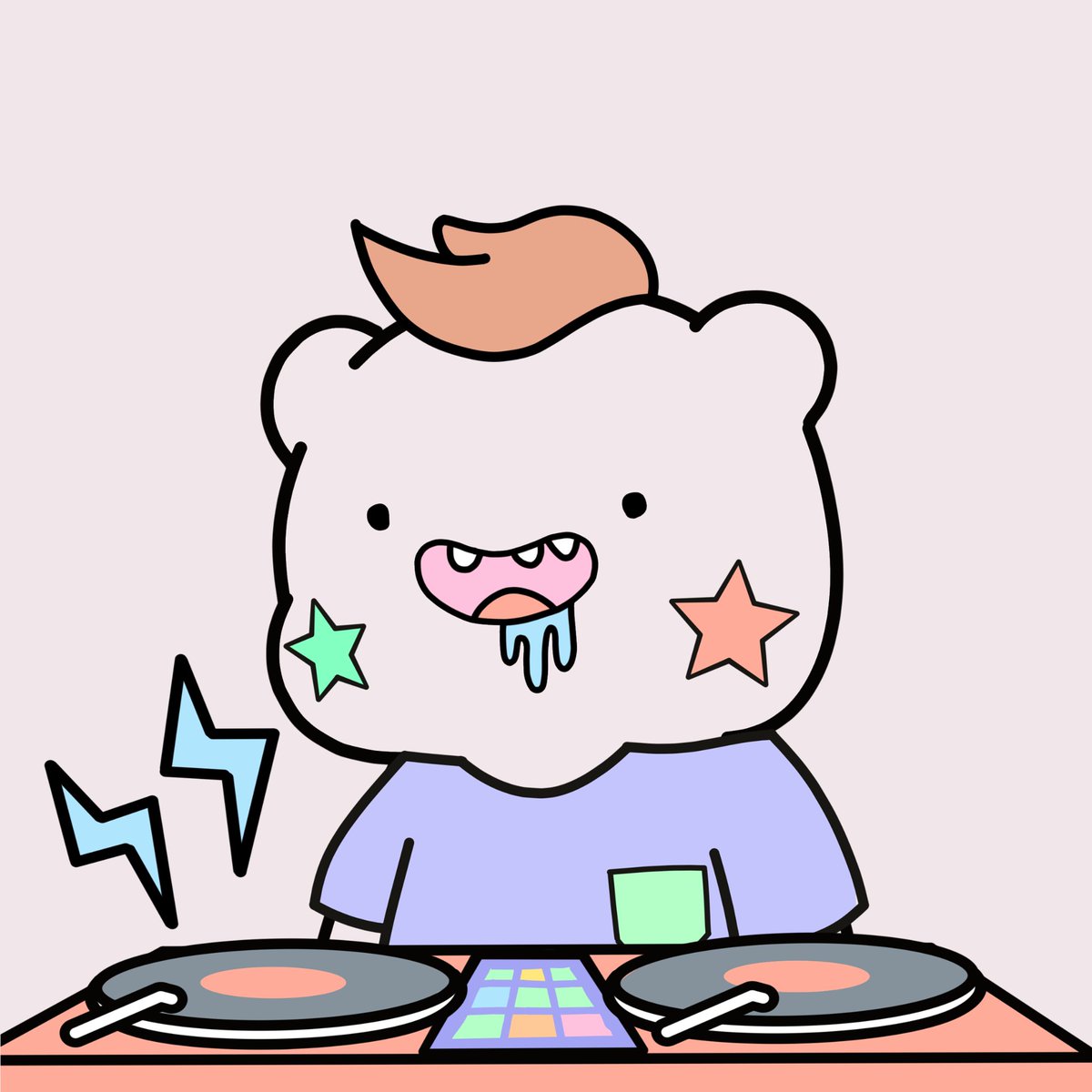 _earthninja's tweet photo. @CrazyBearsNFT DJ Polar B! https://t.co/j8vEJatkbz