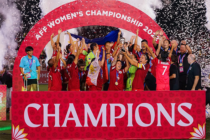 VenNotBen's tweet photo. I don’t mean to rain on anyone’s parade, but I’ve been seeing posts saying this was the closest the Philippines has ever come to a final. Perhaps they’re referring only to the men’s team. Let’s not forget, the Filipinas are the reigning ASEAN Women’s Champions. https://t.co/vU75XpLac3