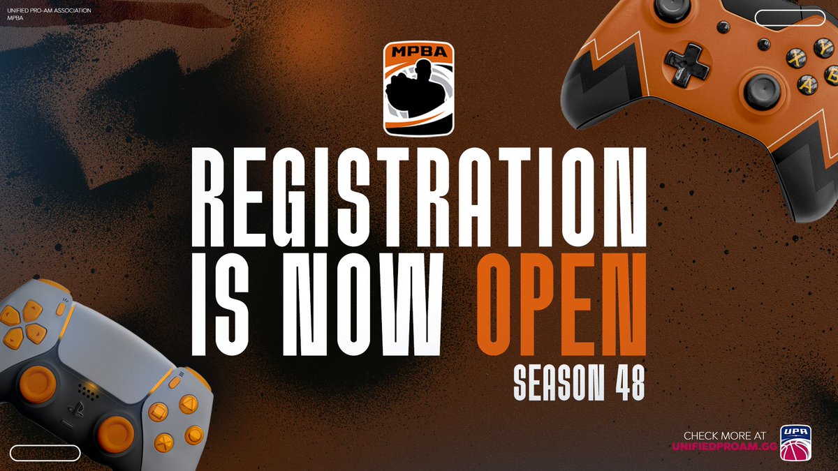 🚨 Season 48 is HERE! 🚨

Sign up today 👉 unifiedproam.gg/product/mpba-s…

🏷️ $40 entry fee
🎟️ Early entrants get a spot in the Open!
  
📊 Regular Season  
🏅 Playoffs  
📈 Stats  
⚔️ Elite Competition
✅ UPA Certified
🚫Deadline: January 6th