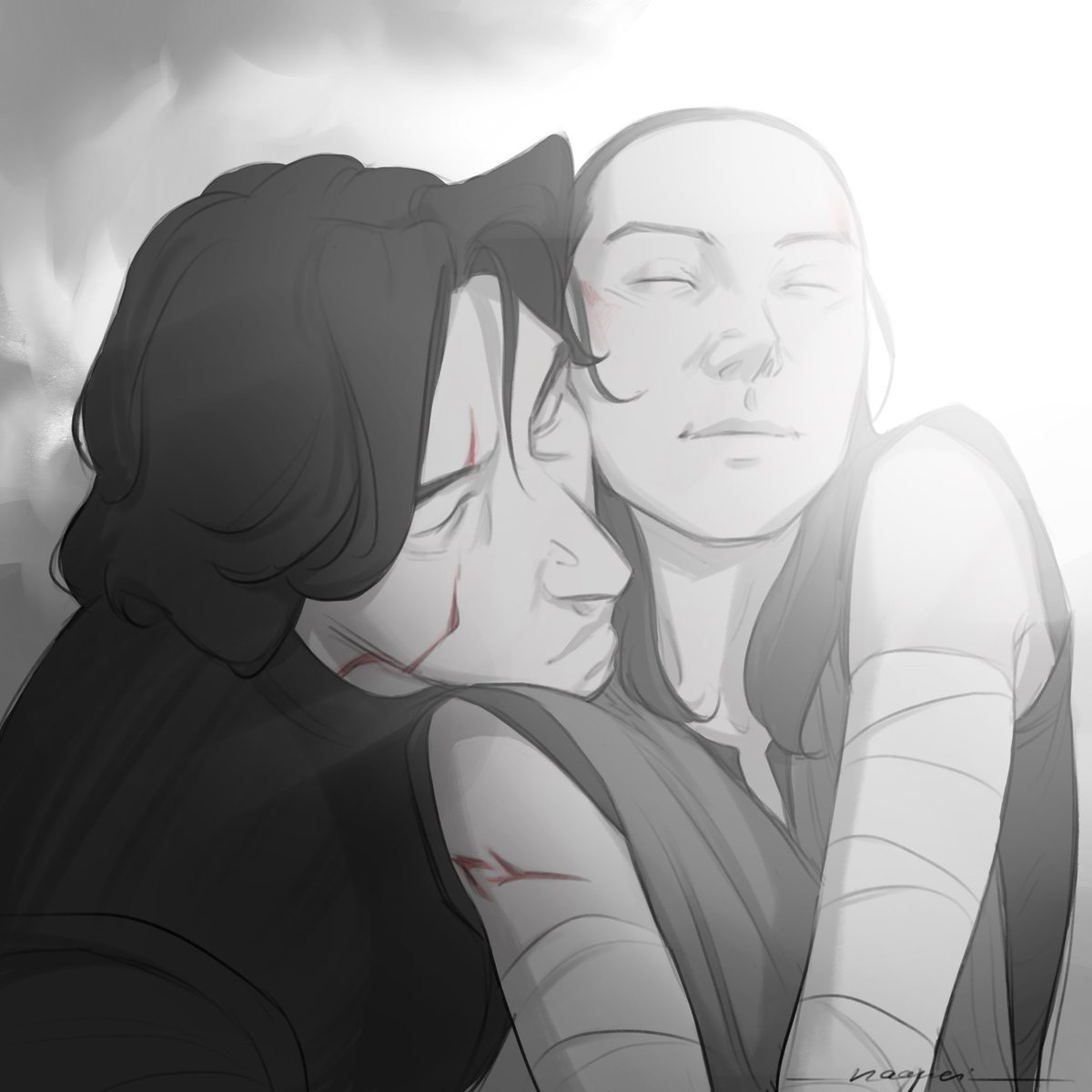 Return of the Cats.

#reyloart 

May You Have A Happy New Year!