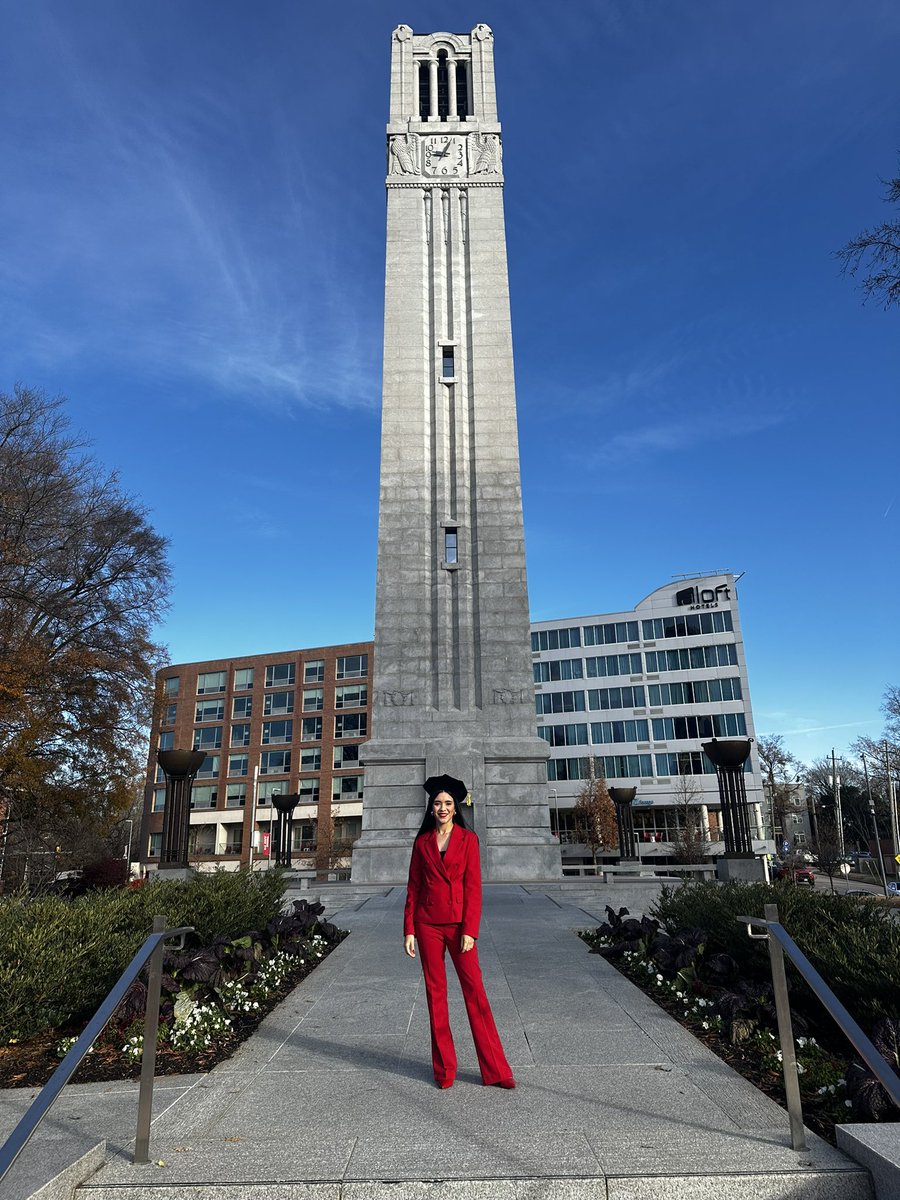 IngCLV's tweet photo. Earlier this month, I officially graduated with my PhD in Civil Engineering from @NCState (@NCStateCCEE), marking the end of my academic journey. https://t.co/NXdbAqOzNg