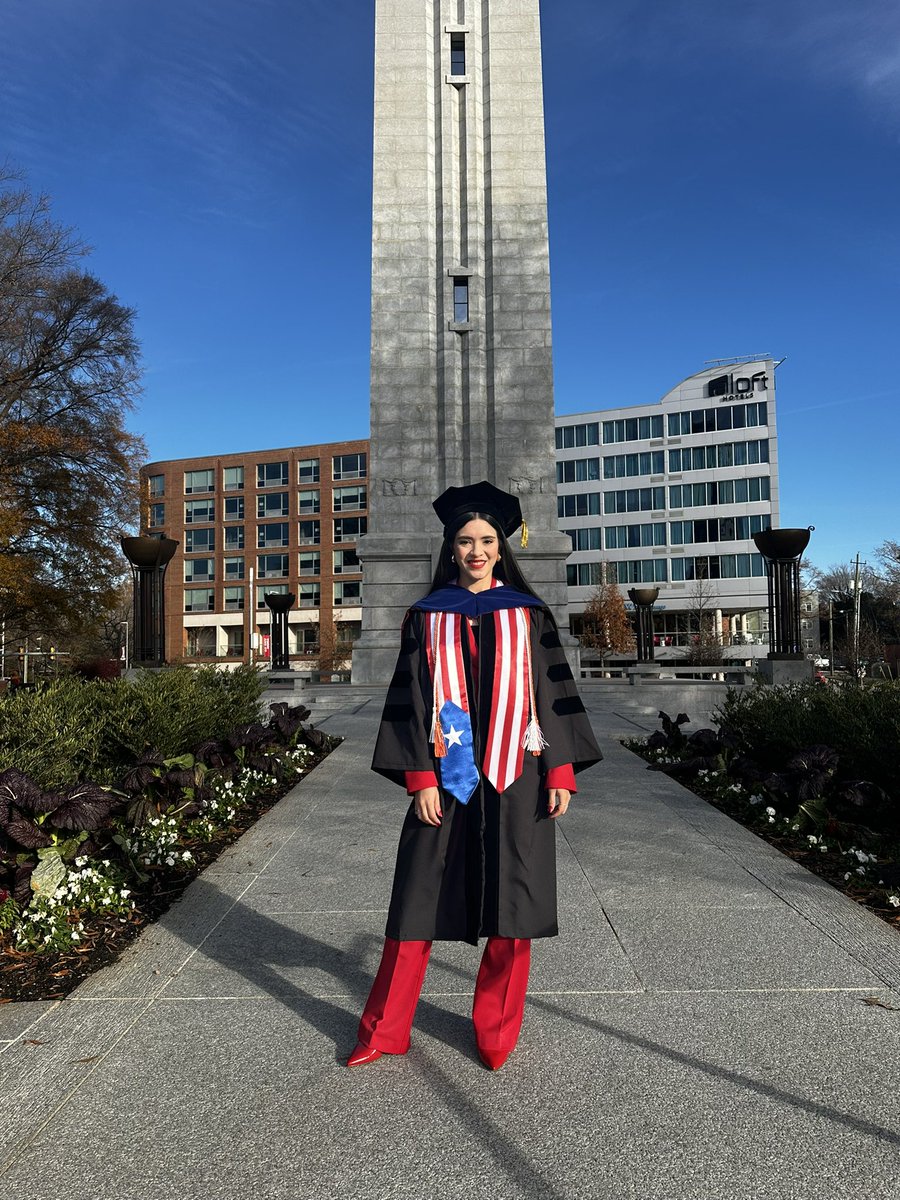 IngCLV's tweet photo. Earlier this month, I officially graduated with my PhD in Civil Engineering from @NCState (@NCStateCCEE), marking the end of my academic journey. https://t.co/NXdbAqOzNg
