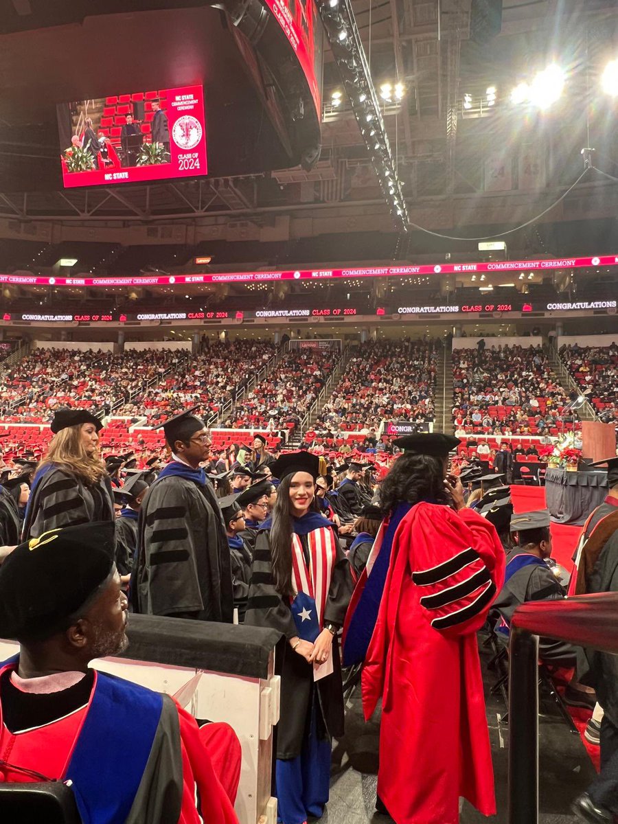 IngCLV's tweet photo. Earlier this month, I officially graduated with my PhD in Civil Engineering from @NCState (@NCStateCCEE), marking the end of my academic journey. https://t.co/NXdbAqOzNg