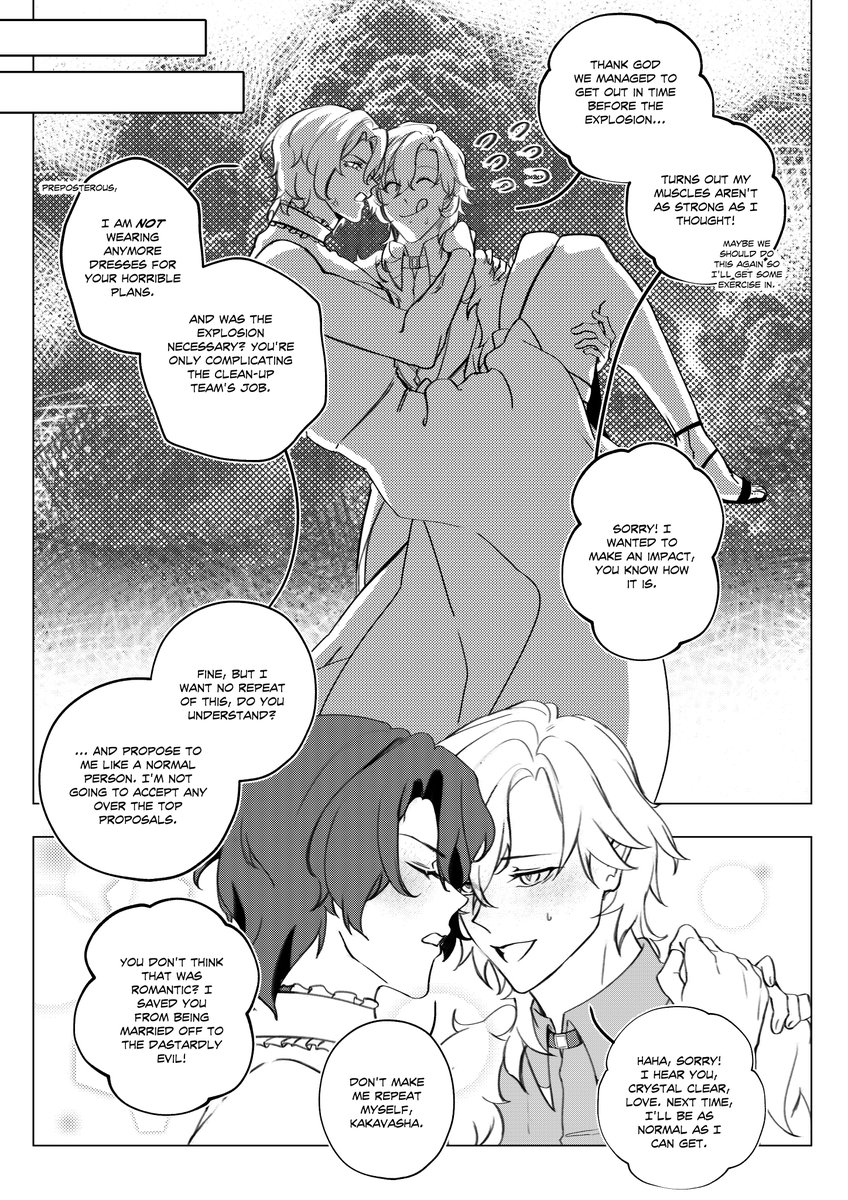 anggorabun's tweet photo. The poor doctor is in a pickle! Will there be an amazingly handsome and multi-talented man who could save him from this predicament?! 😊

My solo-piece for #TotHAventio #Aventio #アベシオ ❤️ https://t.co/Amn9HWku4k