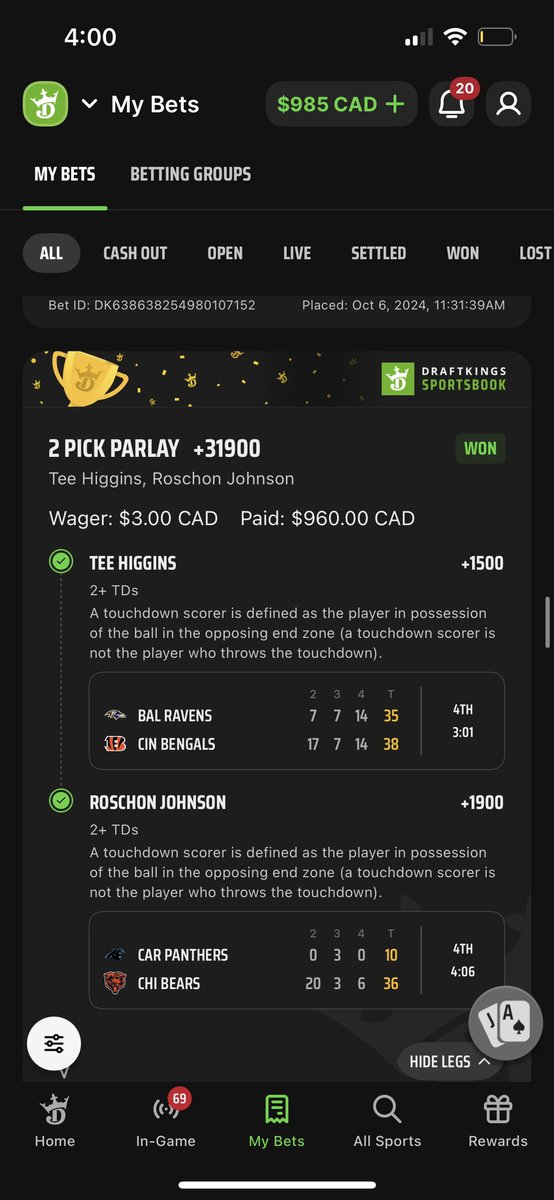 Thought I should share a few of my hits from this #NFL season! #GamblingTwitter +31900 👀