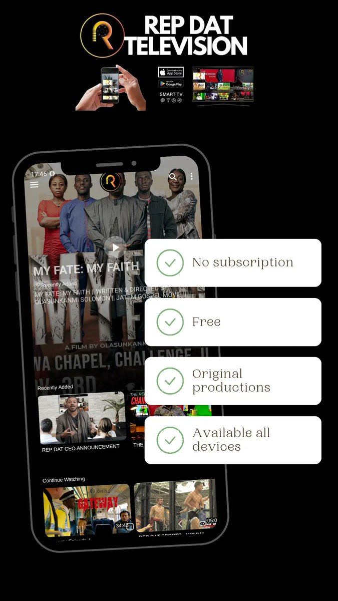 RepDatTV's tweet image. Can someone just send my platform viral please, and thank you 😊 

Android: play.google.com/store/apps/det…
Apple: apps.apple.com/gb/app/rep-dat…