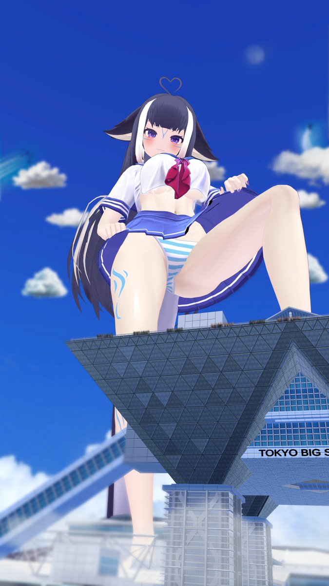 BeeeegGTS's tweet photo. very nice view up here eh?
#giantess #sizetwitter #巨大娘 #sizevrchat https://t.co/ta95wODrP7