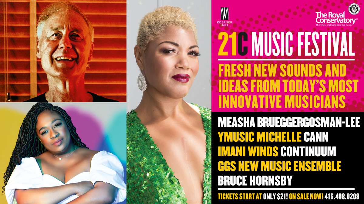 Musicworks (@musicworksmag) on Twitter photo Fresh new sounds and ideas from today's most fearless musicians! <a href="/the_rcm/">The Royal Conservatory</a>’s #21Cmusic Festival returns in January 2025! Tickets start at only $21!
Learn more: bit.ly/2V3xKiQ Fresh new sounds and ideas from today's most fearless musicians! <a href="/the_rcm/">The Royal Conservatory</a>’s #21Cmusic Festival returns in January 2025! Tickets start at only $21!
Learn more: bit.ly/2V3xKiQ