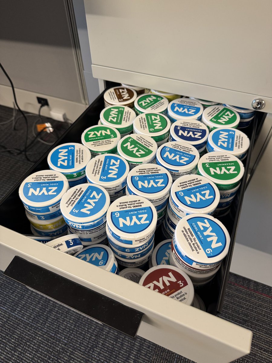 Magpul's tweet image. When you open a file cabinet at Magpul HQ. 🧊 ☕️ 🍋 🍃