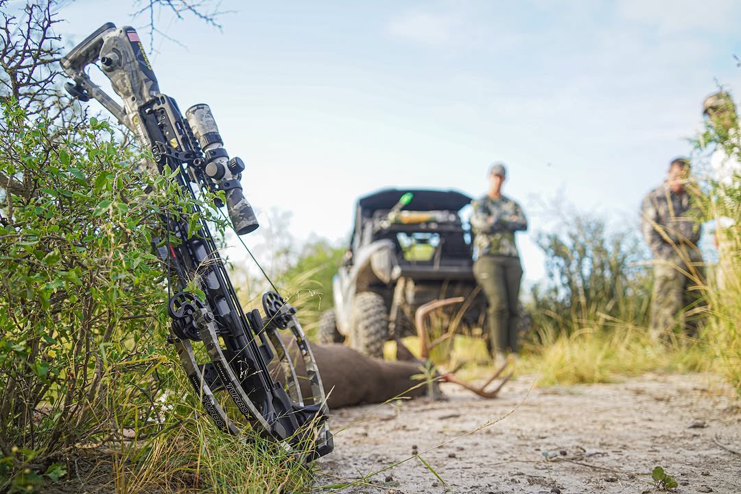 Celebrating a great hunt we had while field testing some of the newest TenPoint crossbow models #crossbows #hunting #deerhunting