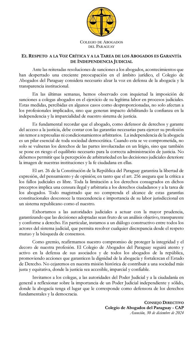 CAP_py's tweet image. #Comunicado