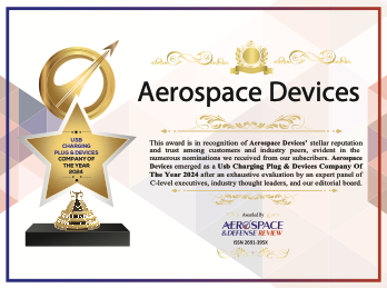 AerospaceDevice's tweet photo. Robert Pecanic
@AerospaceDevice
·
Dec 2024
2024 is ending with another fantastic year, Aerospace Devices Inc. was awarded Aerospace &amp; Defense Review's "2024 USB Charging Plug &amp; Devices Company of the Year"!  Reduced Cost Charging Ports for 2025 
 #AerospaceDefense #AwardWinner https://t.co/ZfaLghkpdi