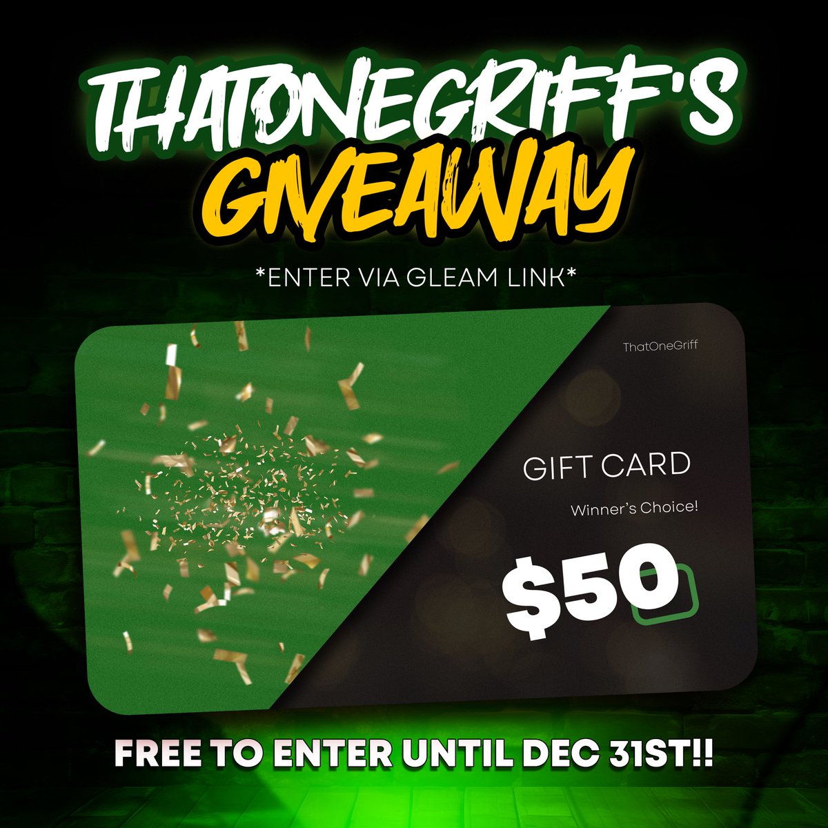 FREE TO ENTER  ✅
SUPPORTS ME   ✅
FAST AND EASY ✅

Like ❤️ + Retweet ♻️

gleam.io/7M6F8/tog-foll…