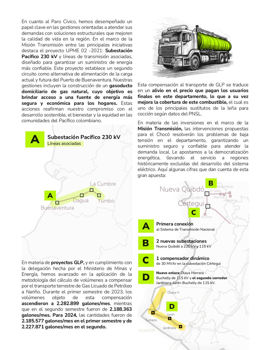 UPMEOficial's tweet photo. #LogrosUPME | Durante los últimos dos años, hemos logrado avances significativos en la región del Pacífico, promoviendo el desarrollo sostenible y mejorando la calidad de vida de sus habitantes.

Descubre el artículo aquí.  👇 https://t.co/OLZnAIxbKH