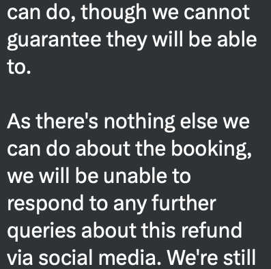 SDRivers's tweet photo. @elliottdotorg Here is a screenshot of @British_Airways shutting me down when I looked for help. When I had a ticket agent call, they wouldnt even speak to her about this! #CustomerServiceFail #airlinecustomerservice #Consumeradvocacy https://t.co/UAwCJGYyBb