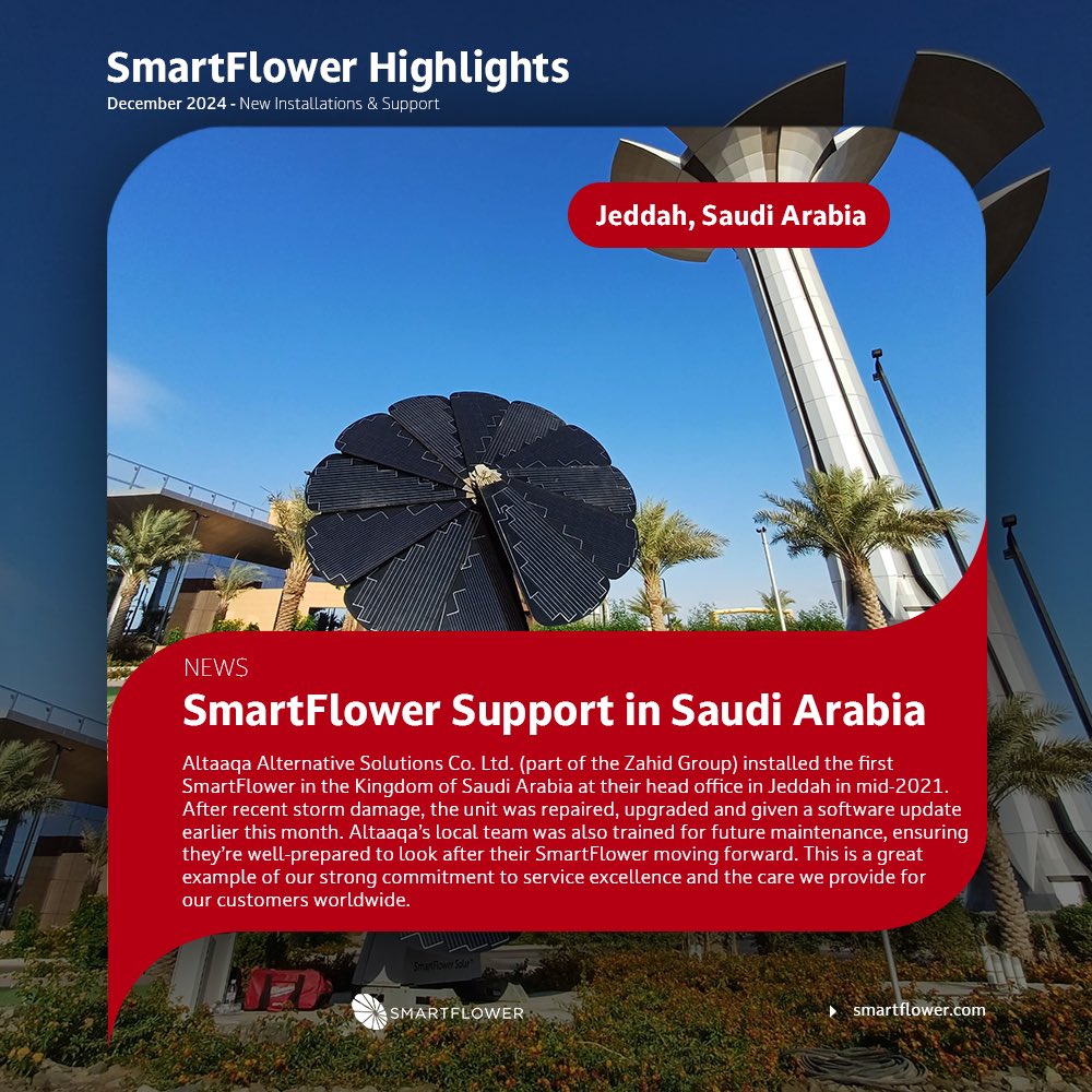 SmartFlower tweet media