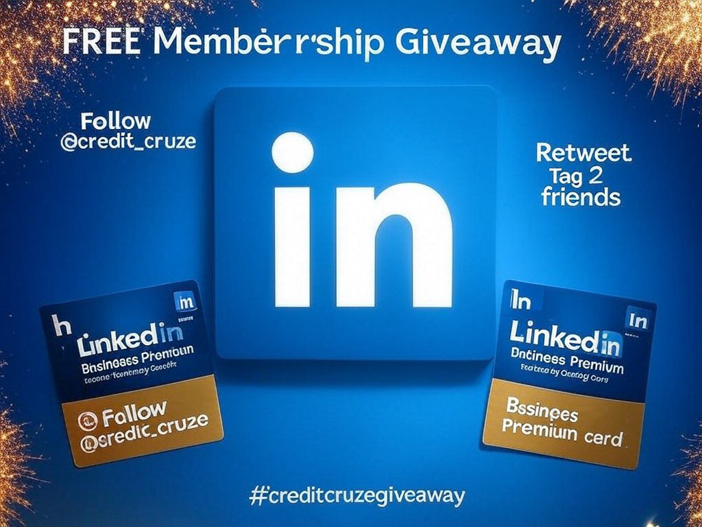 After the massive success of LinkedIn Premium 😎✨

FREE membership giveaway! 

💯 Retweets = 2 FREE 6-month LinkedIn Business Premium memberships (₹1,699/month, ₹10,194 total)! 🎁

For every additional 💯 retweets, we’ll add 2 more! 🚀

Eligibility:
1️⃣ Follow @credit_cruze
2️⃣