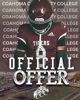 Blessed to have received an offer from <a href="/CoahomaFootball/">Coahoma Tigers Football</a> <a href="/oc7888/">Larry Williams Head Football Coach Coahoma CC</a> 

‼️Late Post‼️