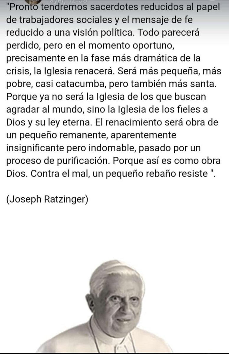 Un gran Papa. 🙏🏻🩵
