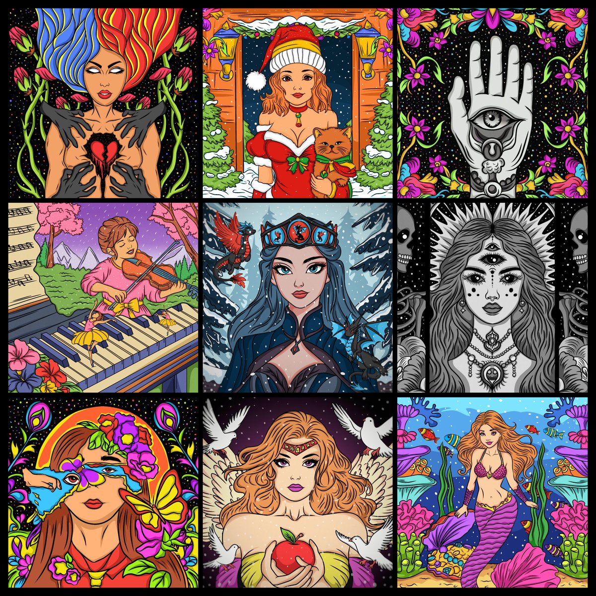 GM Fam 🎄
Last #TEZOSTUESDAY of 2024.
Special offer for all lovely fam out there , mint any of the art below &amp; get any of art you like as gift 🌹

Dream World < 1 #xtz 

Lets make this last day More special for each other 🫂

objkt.com/@livingartist