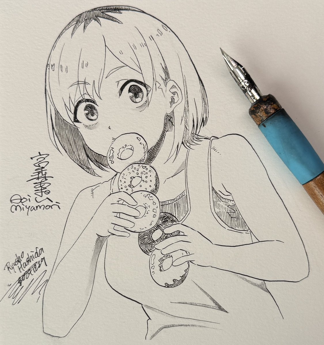 徹夜で5連ドーナツを食らうみゃーもり
#SHIROBAKO
https://t.co/Y1qg3A6gd9 