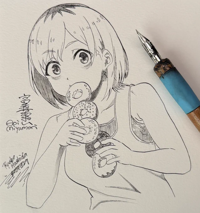 徹夜で5連ドーナツを食らうみゃーもり
#SHIROBAKO
https://t.co/Y1qg3A6gd9 