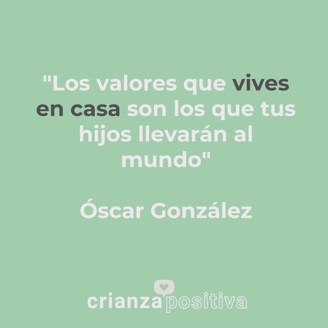 Valores… #crianzapositiva