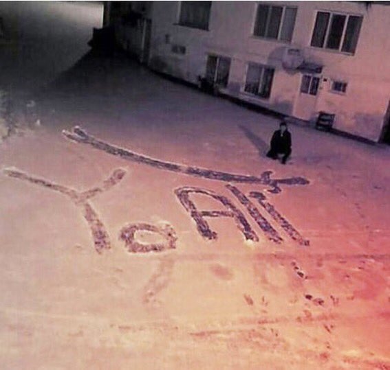 kar yağsada alevi sevgilinin kapısına şöyle bişey yapsak