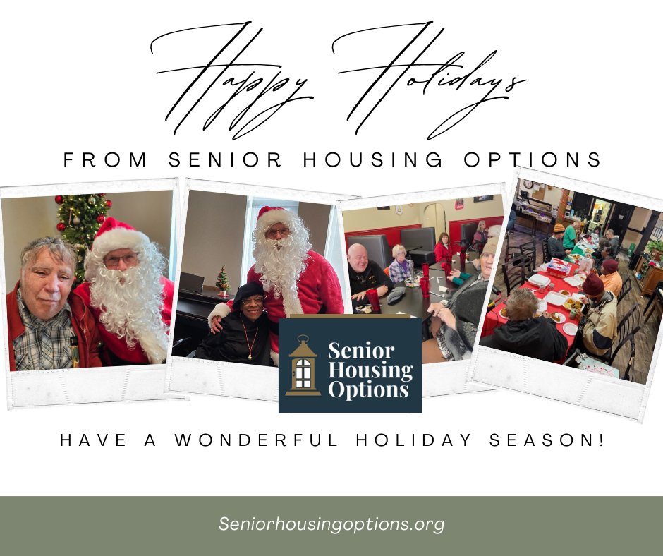options_senior's tweet photo. From Senior Housing Options we wish you a Happy Holidays and Happy New Year. Even with 2025 approaching, it is not too late! You can still give in this last stretch of 2024.

https://t.co/QCeHFSbSIz https://t.co/35eXk3HElc