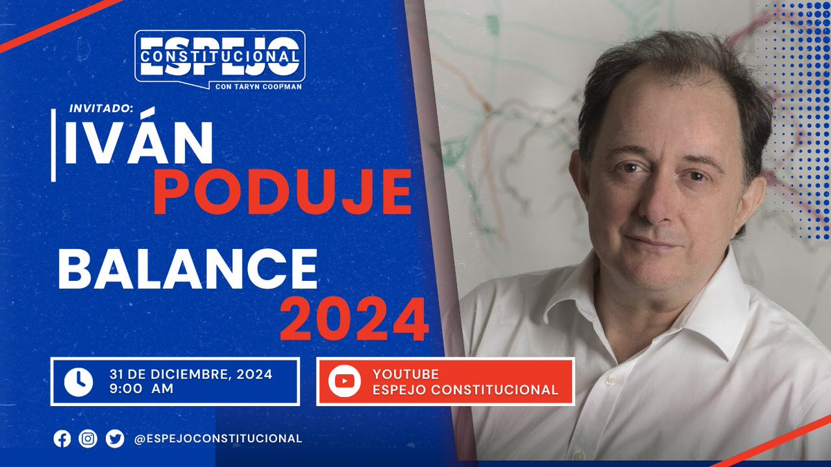 EspejoConstituc's tweet image. En este nuevo capítulo de Espejo Constitucional conversaremos con el arquitecto y urbanista @ipoduje  para conocer su balance del año que concluye. 
#recuento2024 #balance2024 #poduje