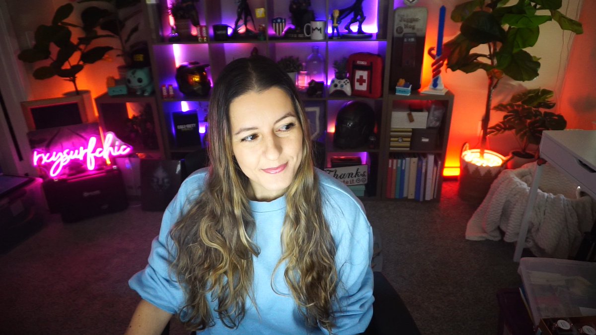 today's stream title is "dummy learns bow" <a href="/reachthefinals/">THE FINALS</a> 

twitch/rxysurfchic