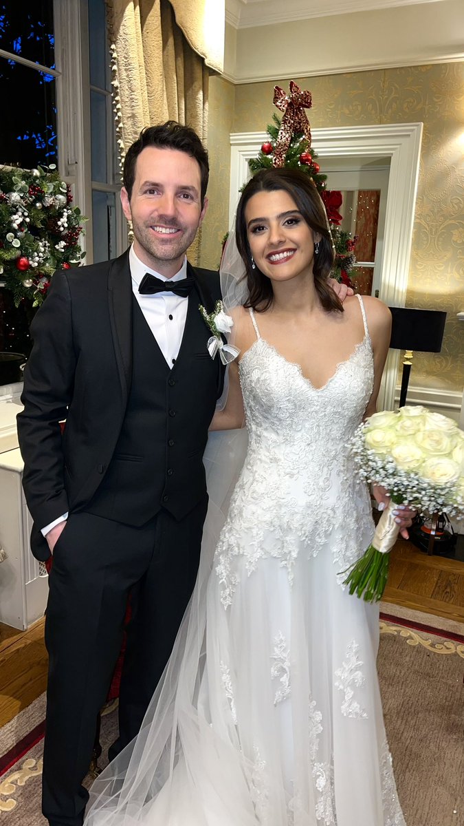 Happiest day of my life. Thank you Paola for making me the luckiest man in the world. ❤️