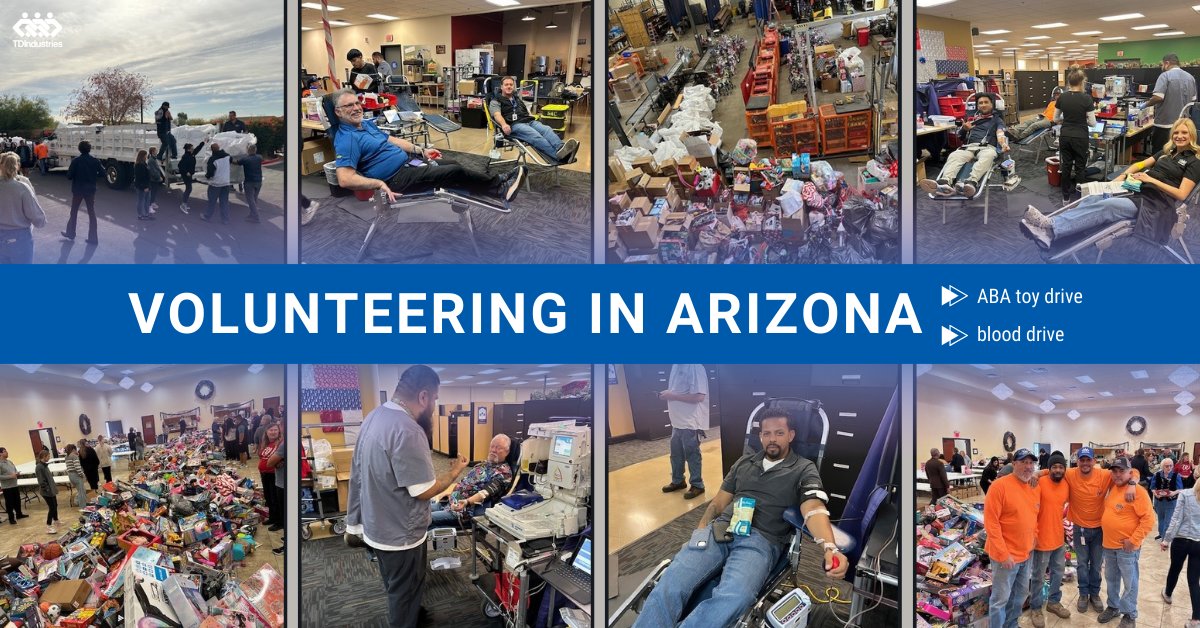 The Christmas spirit was in full force for our Arizona employee-owners! From toy drives 🧸to blood drives🩸, our team came together to deliver happiness and care to so many this holiday season. 

#SeasonOfGiving #ArizonaDonations