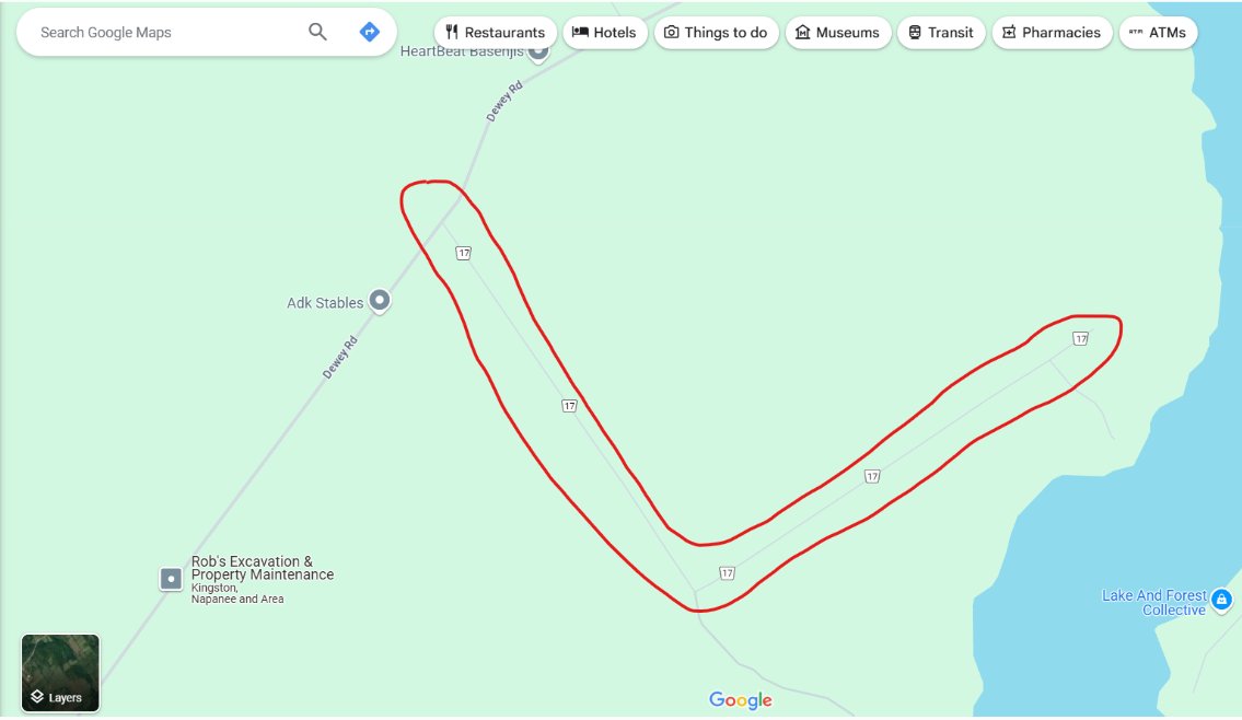 natethemapper's tweet image. What’s wrong with @googlemaps?  The road below is Officially Christian Lane, its been mistaken as County Road 17 for years despite submitting many edits to report and correct it, #Google isn’t accepting the changes. Please fix this ASAP! @googlecanada 44.37109145, -76.83604417