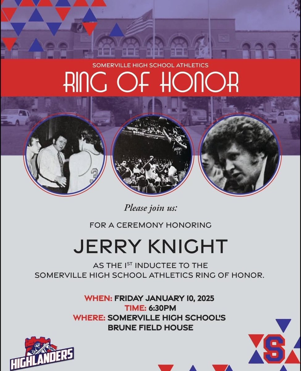 Please join us on January 10th at 6:30 PM to help honor Jerry Knight for his many years of service and dedication to SHS! #SHSPride