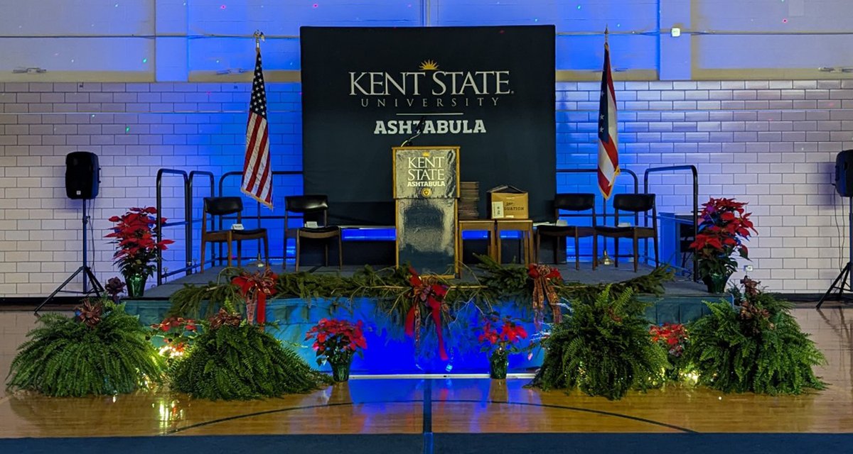 COMMENCEMENT UPDATE🧑‍🎓👨‍🎓👩‍🎓⚡: The Fall 2024 Commencement Ceremony has been rescheduled! The new date is Friday, January 10, 2025 at 6 p.m. Graduates should check their email for additional information #ksuagrads24

📰 Read more at  kent.edu/ashtabula/news…