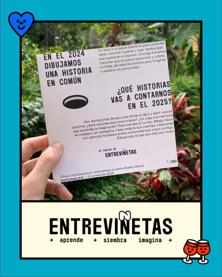 ✏️ ¡Te  deseamos un 2025 lleno de imaginación radical y creatividad dibujada! Cerramos el 2024 con un abrazo esperanzador, lleno de horizontes de libertades con responsabilidad, pluralidad y humanidad compartida,  viñeta a viñeta. 💬
