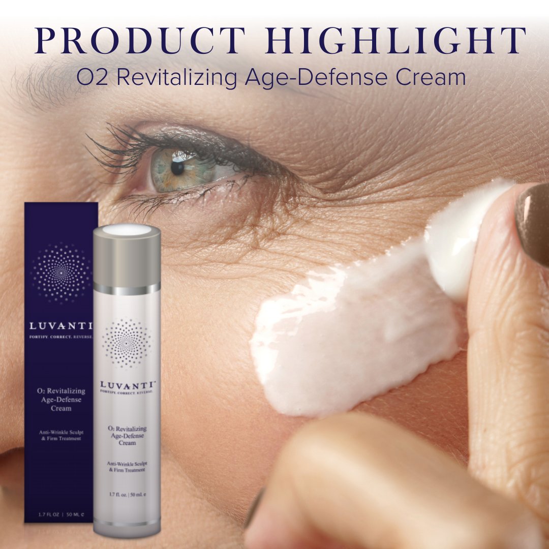 Start 2025 with a fresh, radiant complexion using our O2 Revitalizing Age-Defense Cream. Perfect for day and night use. 🌟 bit.ly/2wxQoGj