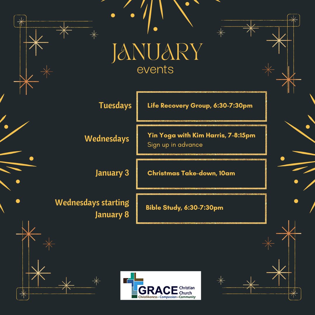 GCCofNJ's tweet photo. New year, new events at Grace! We're looking forward to seeing you in 2025. Find out more details at https://t.co/7KM669Wx8o https://t.co/dmt4UjbPZd