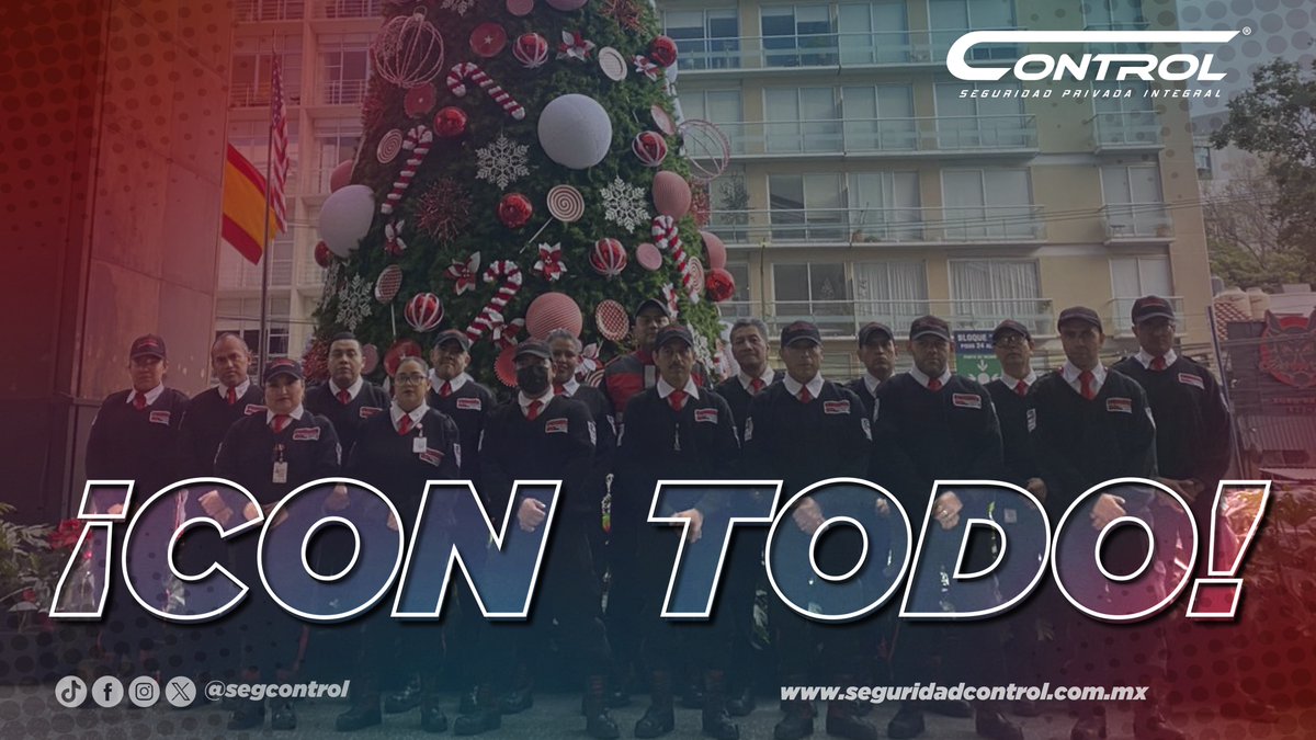 segcontrol's tweet image. 🙏🏻Gracias a todos por un año de estar #contodo💪 en nuestras redes sociales y sobre todo con la empresa.

Hoy es el último lunes del año y agradecemos siempre el estar atentos de todo lo que hacemos en Grupo Control 🙏🏻🎉🎊👌. ¡Felicidades por ser parte del #teamcontrol!