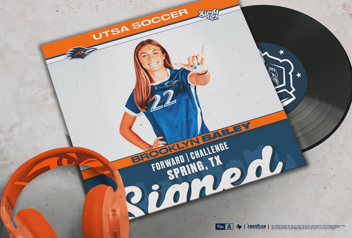 Say hello to the next Roadrunner joining our family…

Brooklyn Bailey 
🏠Spring, TX
⚽️Forward

#BirdsUp🤙 | #UTSADNA | #LetsGo210
