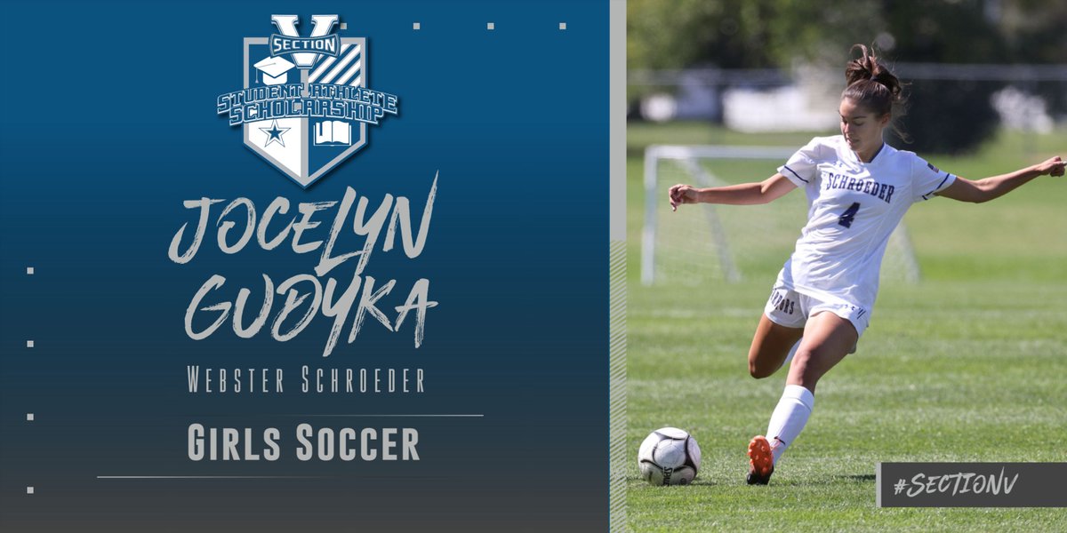Section V Athletics (@secvathletics) on Twitter photo It is with great pleasure to announce that Jocelyn Gudyka of <a href="/SchroederSports/">Schroeder Athletics</a> is the recipient of the Fall 2024 Student Athlete $500 Scholarship for @SecVGirlsSoccer!
buff.ly/3Pcj517
#SectionV #Scholarship #StudentAthlete It is with great pleasure to announce that Jocelyn Gudyka of <a href="/SchroederSports/">Schroeder Athletics</a> is the recipient of the Fall 2024 Student Athlete $500 Scholarship for @SecVGirlsSoccer!
buff.ly/3Pcj517
#SectionV #Scholarship #StudentAthlete
