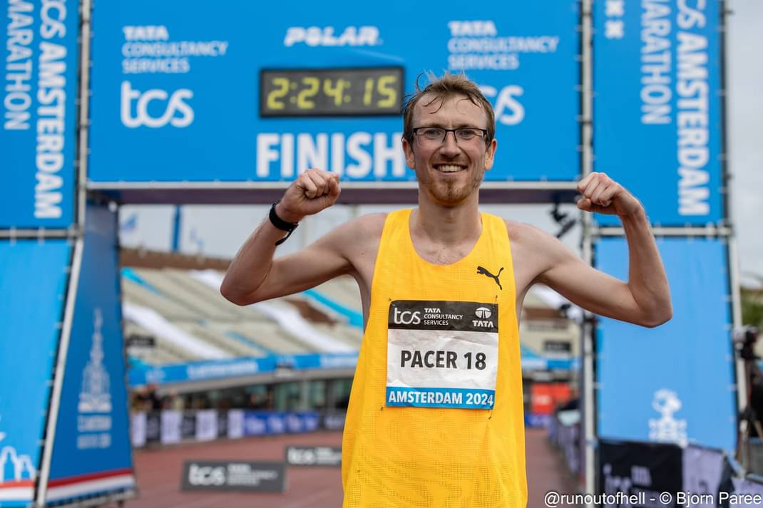 Tom Higgs (@tomiggs) on Twitter photo 2024 ๐โโ๏ธ โ
๏ธ
Had a fun year of putting one foot in front of the other!
Highlights:
Brighton 10k ๐ฅ 31:29
Reading Half Marathon ๐ฅ 66:50
Surrey 5000m ๐ฅ 15:32
Amsterdam Marathon Pacing ๐ณ๐ฑ 2:23:53
4 x pacing jobs (Hamburg ๐ฉ๐ช, Kรถln ๐ฉ๐ช, Amsterdam ๐ณ๐ฑ, Kolkata ๐ฎ๐ณ)
See you in 2025! ๐ช๐ป 2024 ๐โโ๏ธ โ
๏ธ
Had a fun year of putting one foot in front of the other!
Highlights:
Brighton 10k ๐ฅ 31:29
Reading Half Marathon ๐ฅ 66:50
Surrey 5000m ๐ฅ 15:32
Amsterdam Marathon Pacing ๐ณ๐ฑ 2:23:53
4 x pacing jobs (Hamburg ๐ฉ๐ช, Kรถln ๐ฉ๐ช, Amsterdam ๐ณ๐ฑ, Kolkata ๐ฎ๐ณ)
See you in 2025! ๐ช๐ป